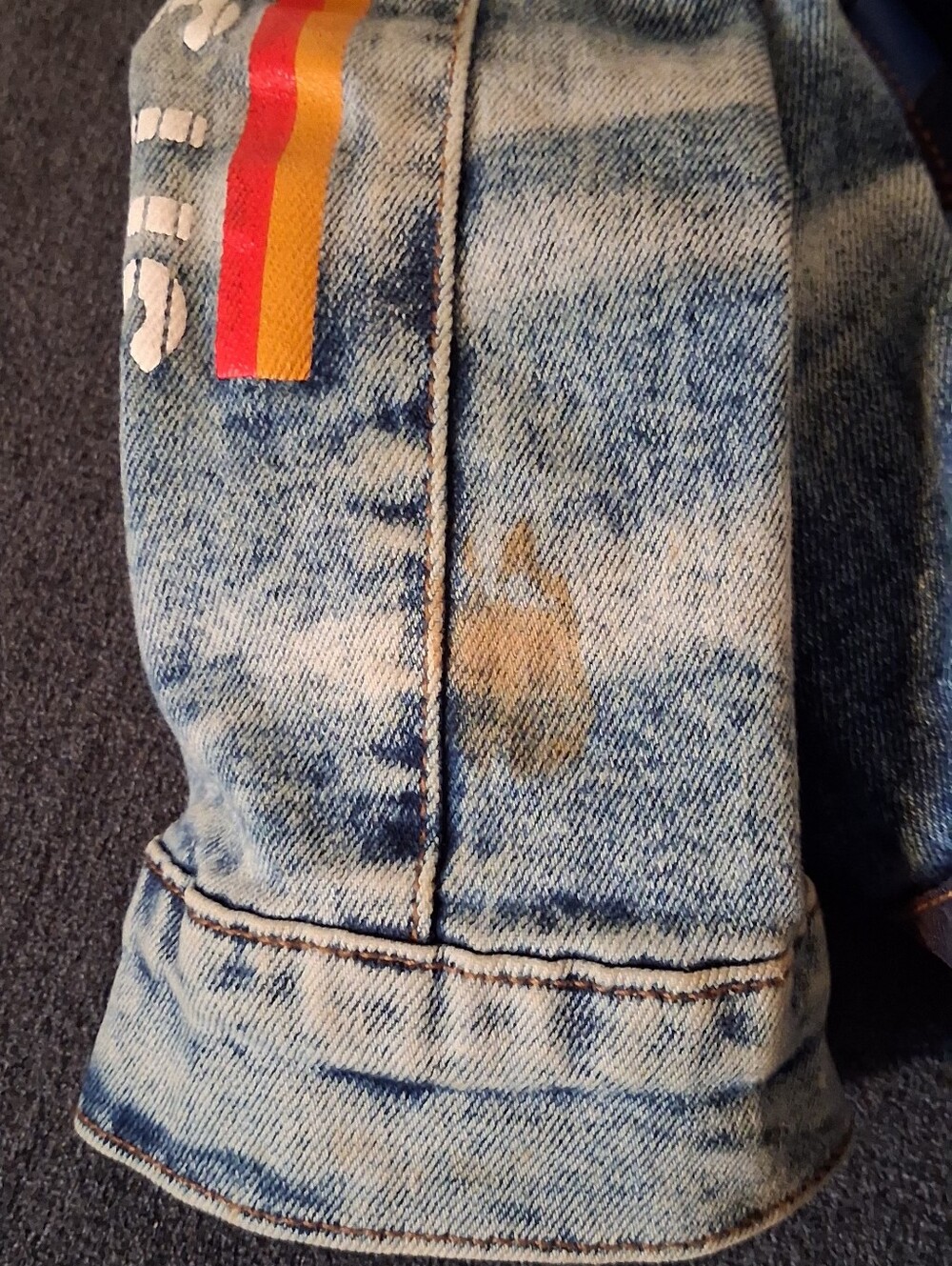 Men's Multicolor Patchwork REASON Denim Jacket - Casual Explorer  XL COASTAL - Picture 9 of 9
